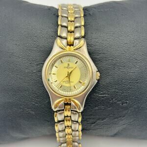Berenger Classic Two Tone Quartz Analog Women's Watch New Battery